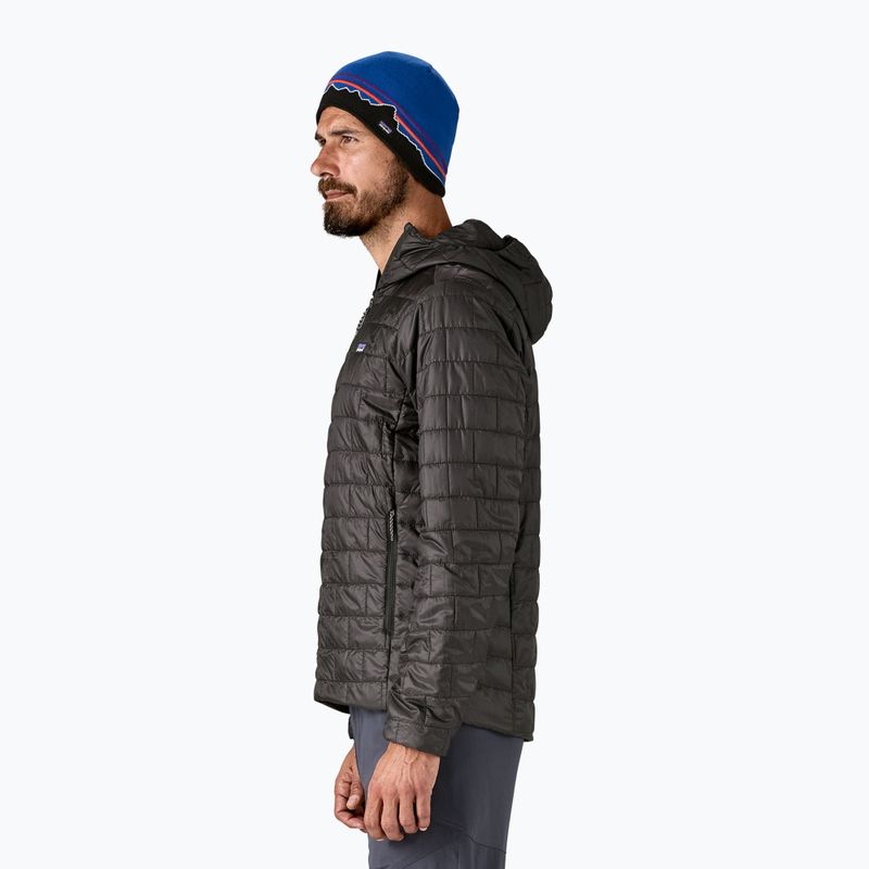 Men's down jacket Patagonia Nano Puff Hoody black 4