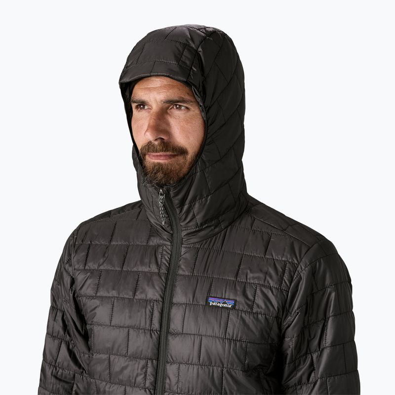 Men's down jacket Patagonia Nano Puff Hoody black 5