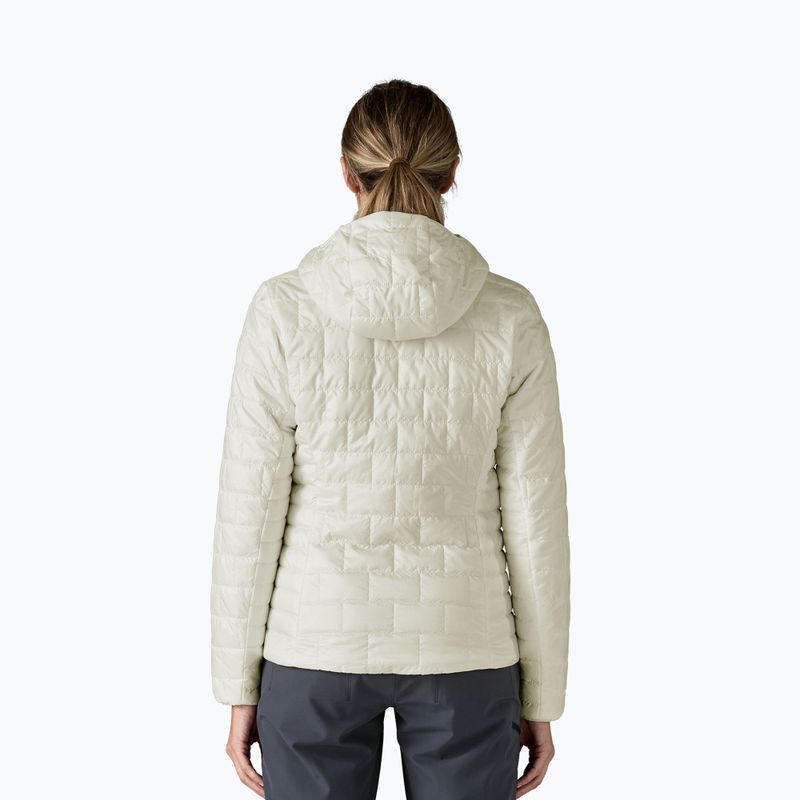 Women's down jacket Patagonia Nano Puff Hoody birch white 3
