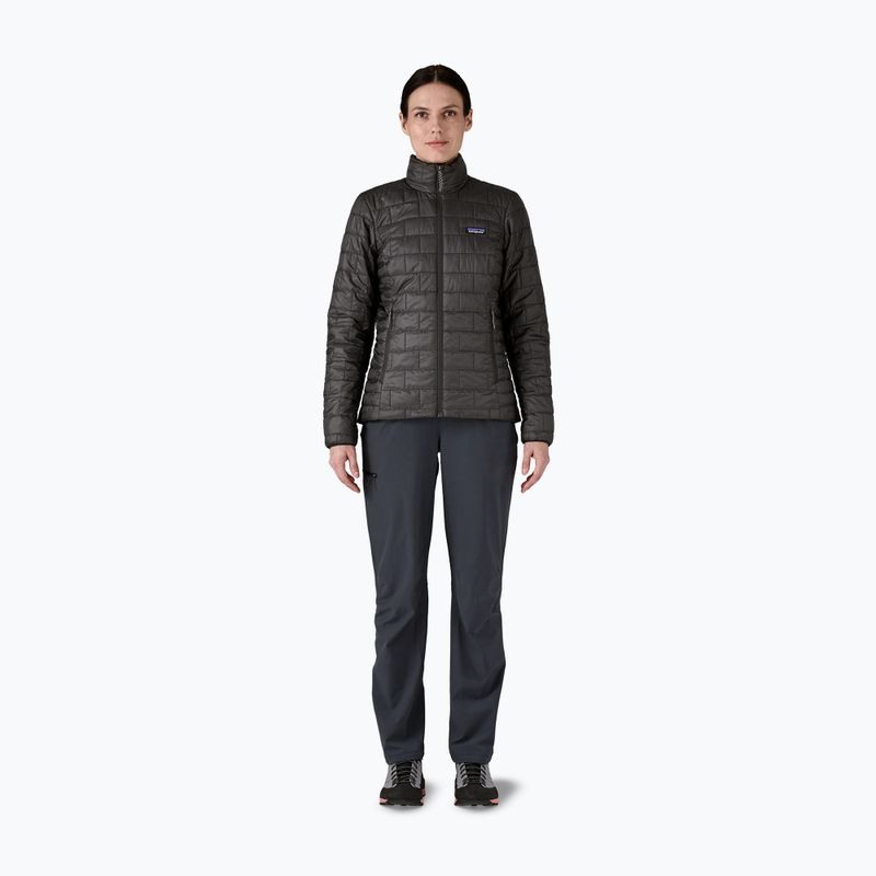 Women's insulated jacket Patagonia Nano Puff smolder black 2