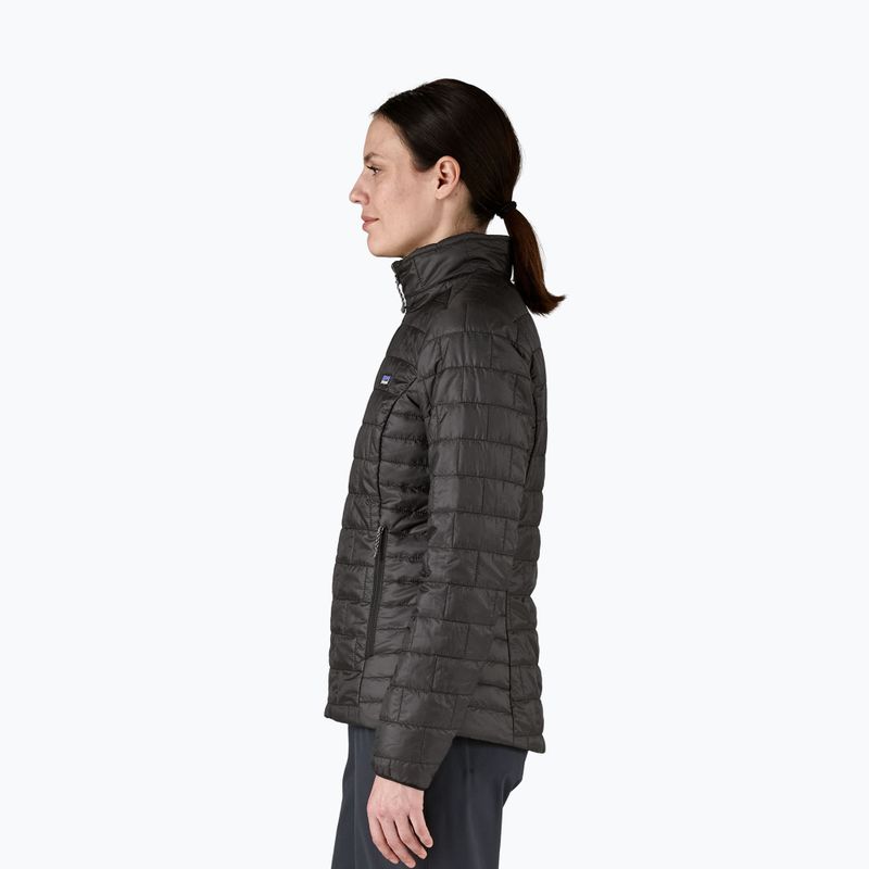 Women's insulated jacket Patagonia Nano Puff smolder black 4