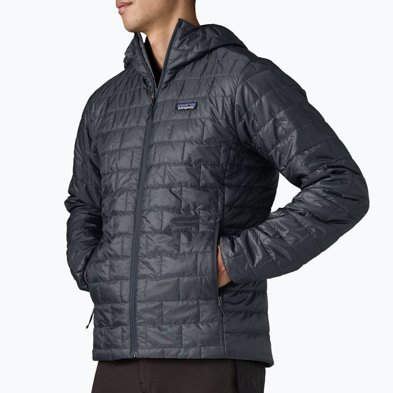 Men's down jacket Patagonia Nano Puff Hoody smolder blue 7