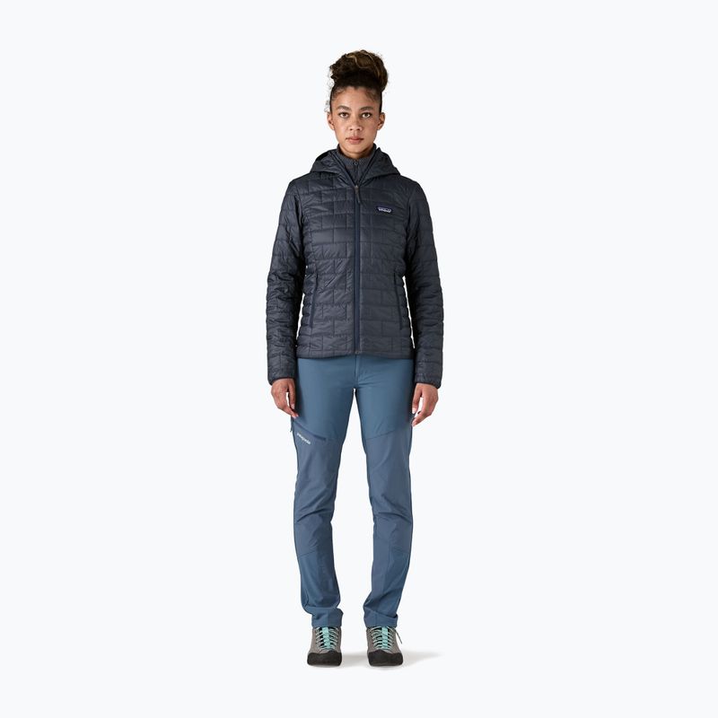 Women's insulated jacket Patagonia Nano Puff Hoody smolder blue 2