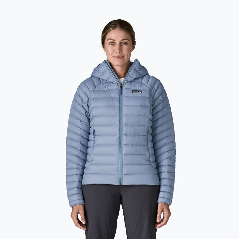 Women's down jacket Patagonia Down Sweater Hoody barnacle blue