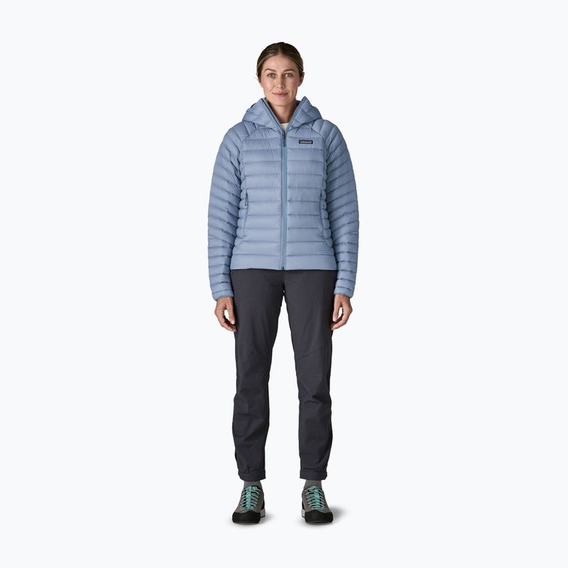 Women's down jacket Patagonia Down Sweater Hoody barnacle blue 2