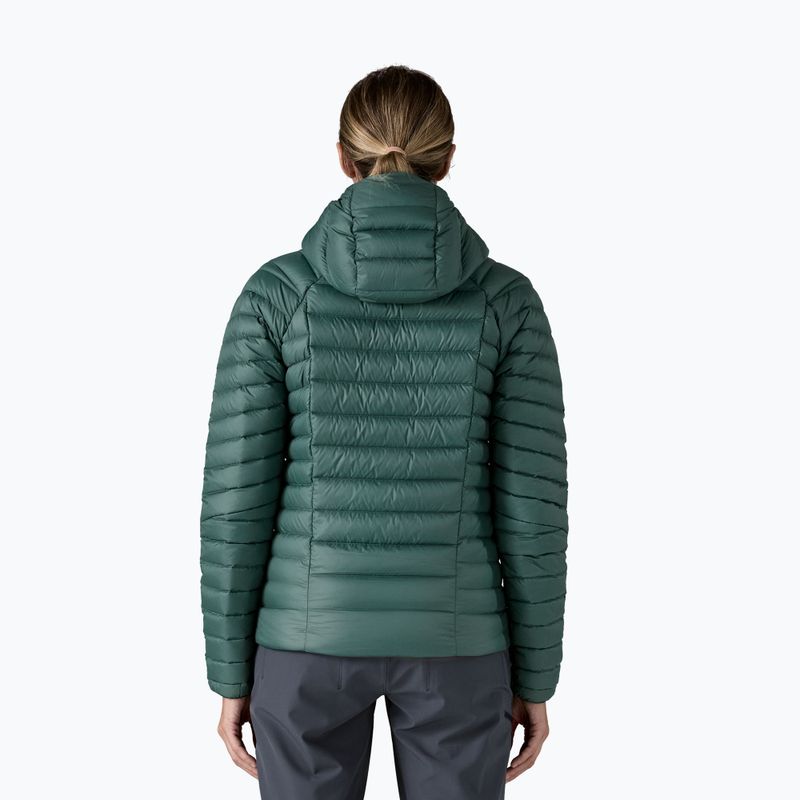 Women's down jacket Patagonia Down Sweater Hoody cascade green 3
