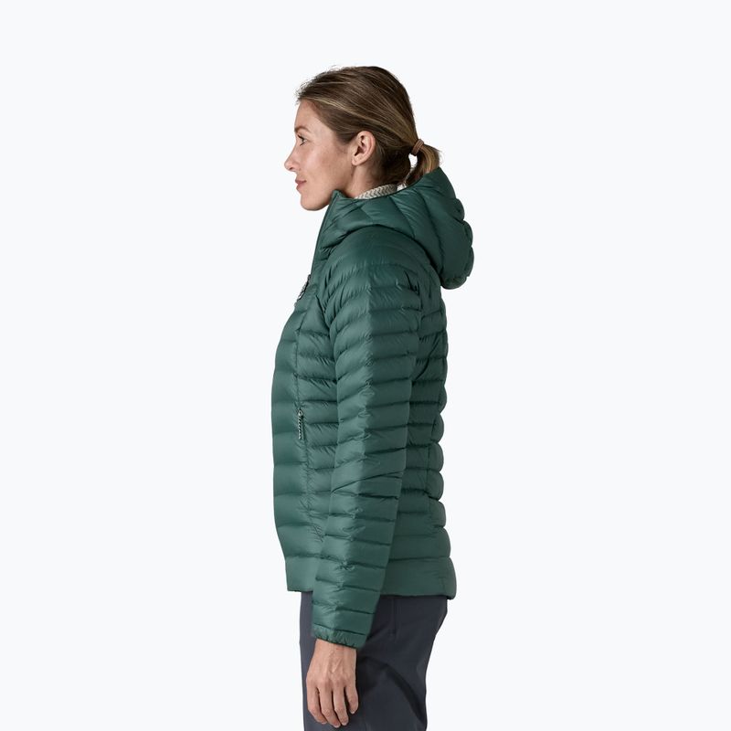 Women's down jacket Patagonia Down Sweater Hoody cascade green 4