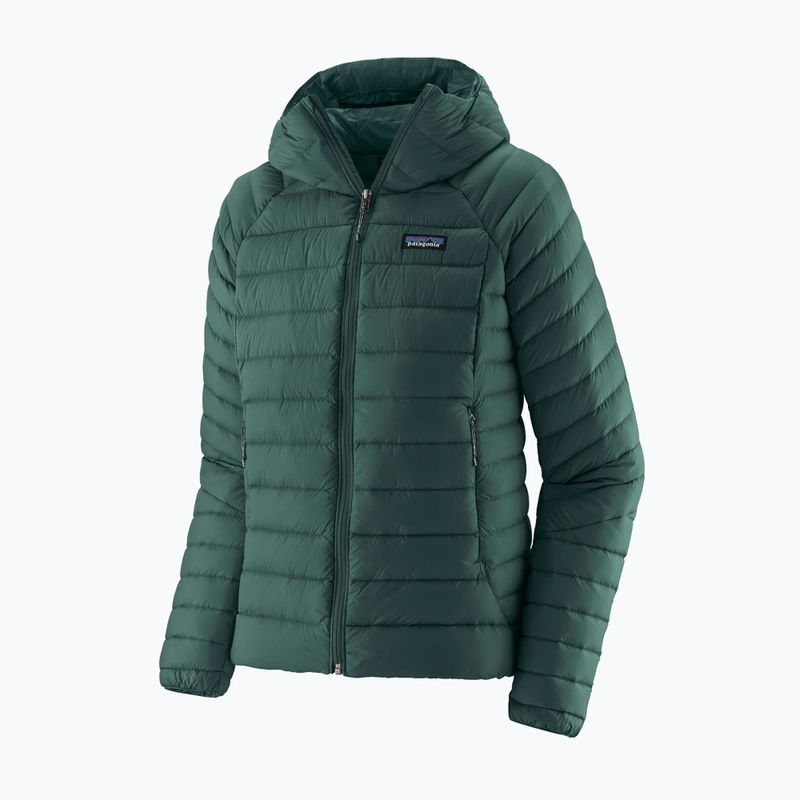 Women's down jacket Patagonia Down Sweater Hoody cascade green 5