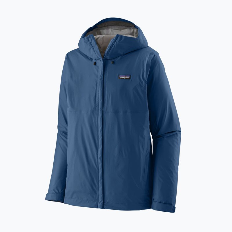 Men's Patagonia Torrentshell 3L Rain jacket clement blue 4