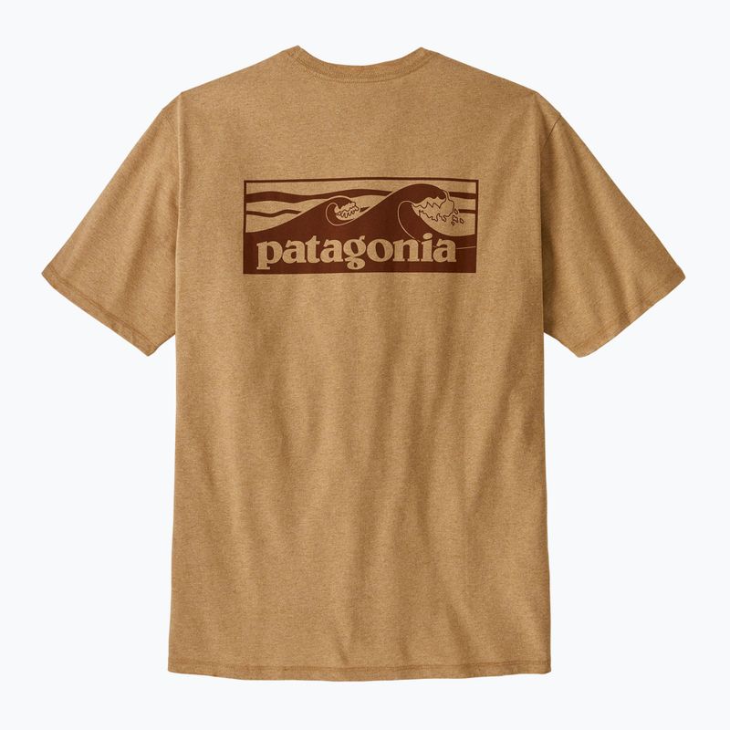 Men's Patagonia Boardshort Logo Pocket Responsibili t-shirt talon gold 5