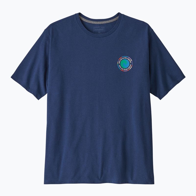 Patagonia men's Unity Fitz Responsibili t-shirt clement blue