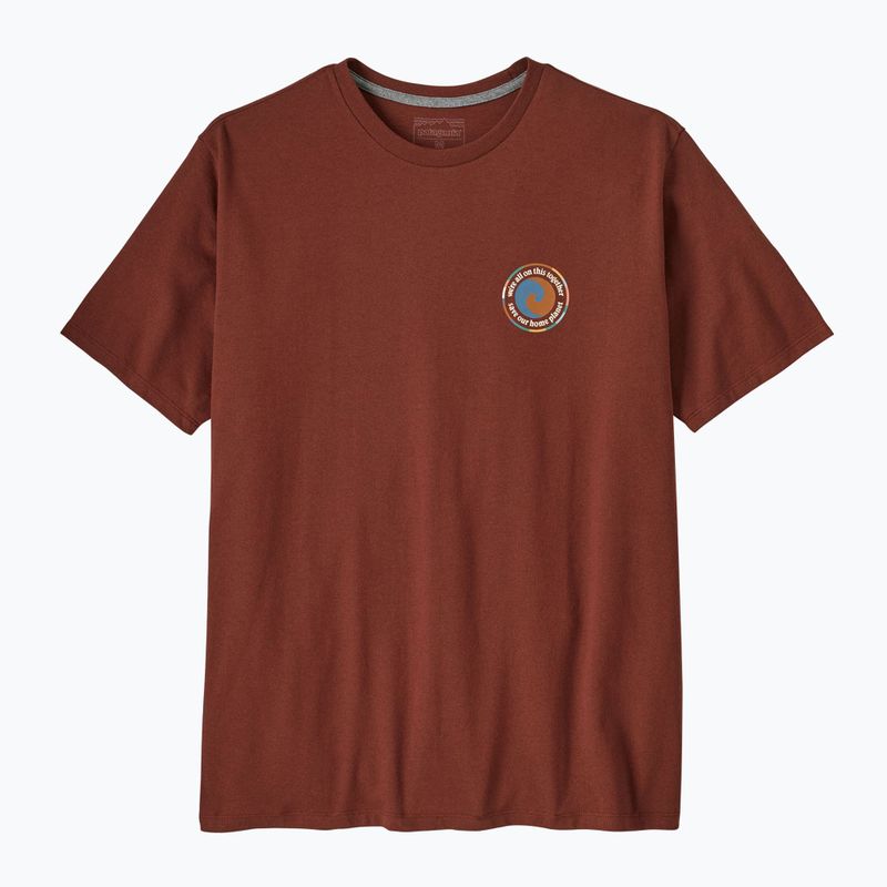 Men's T-shirt Patagonia Unity Fitz Responsibili dried vanilla