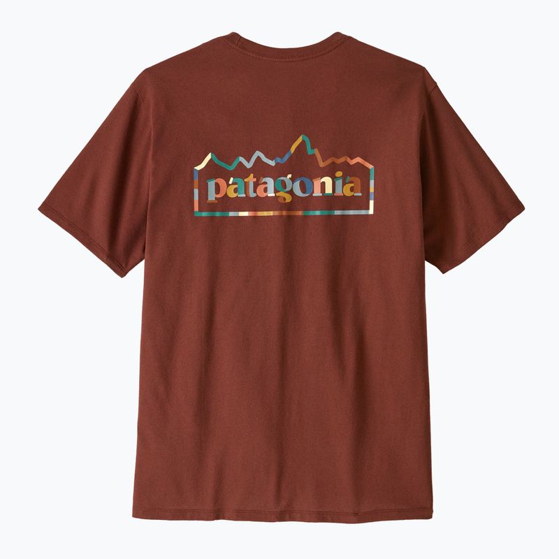 Men's Patagonia Unity Fitz Responsibili dried vanilla t-shirt 2