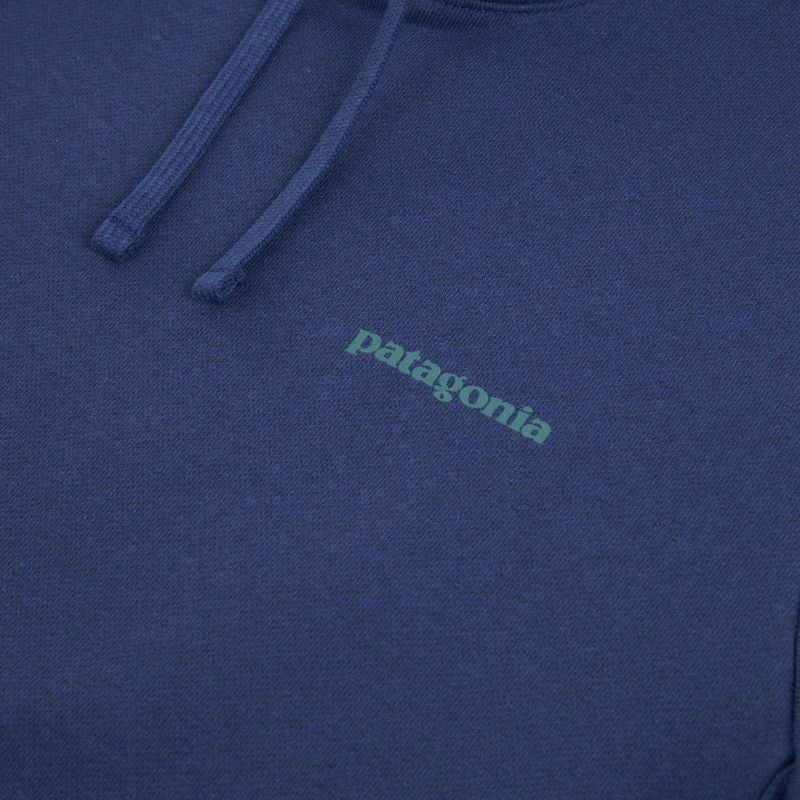 Men's sweatshirt Patagonia Boardshort Logo Uprisal Hoody clement blue 3