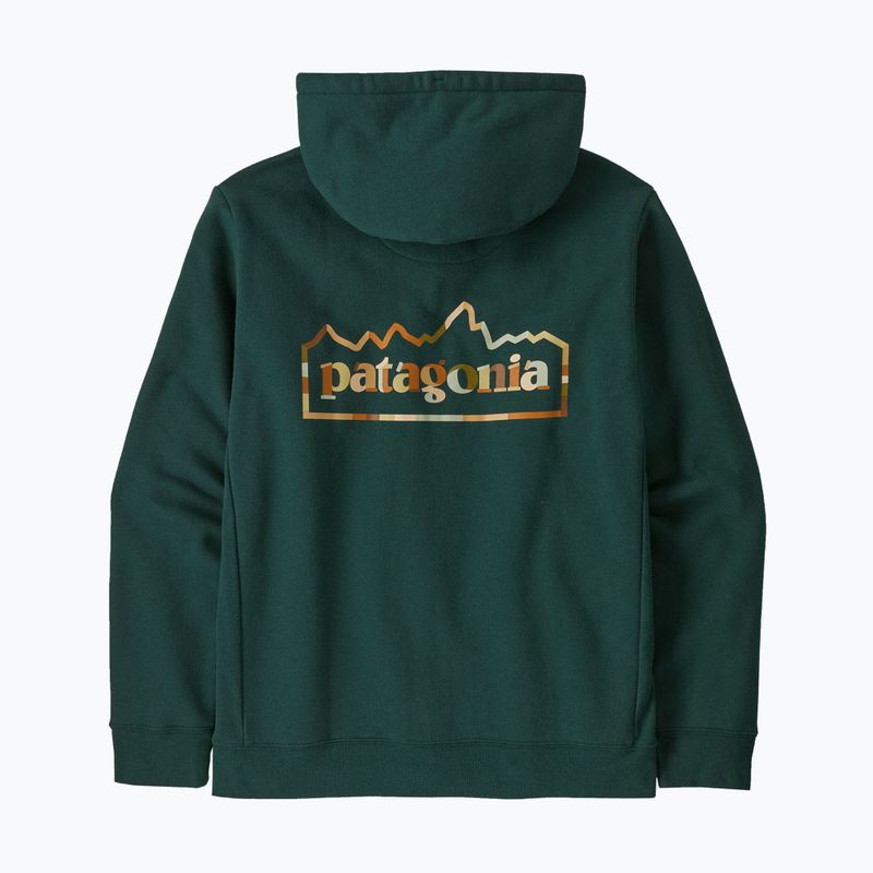 Men's Patagonia Unity Fitz Uprisal Hoody cascade green 2