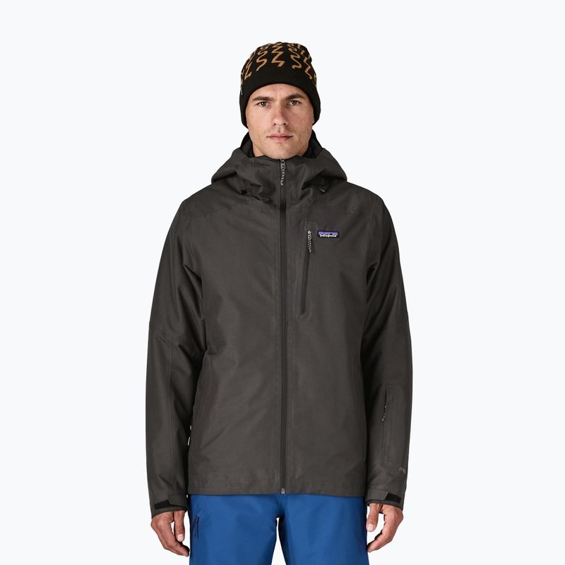 Men's ski jacket Patagonia Insulated Powder Town black