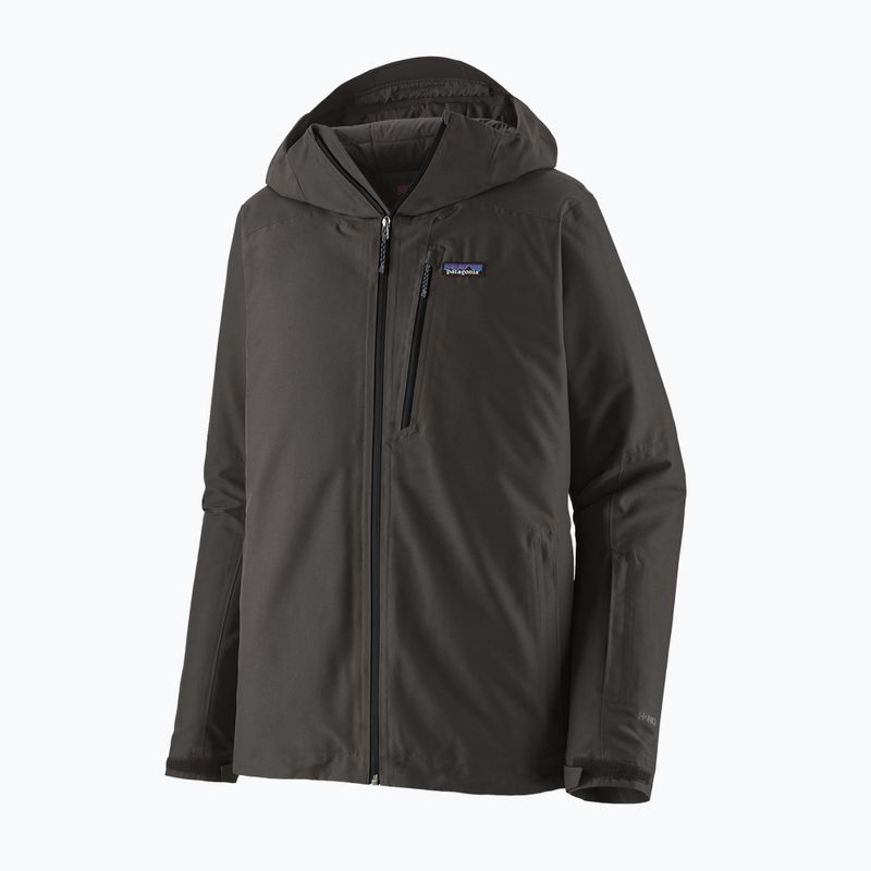 Men's ski jacket Patagonia Insulated Powder Town black 3
