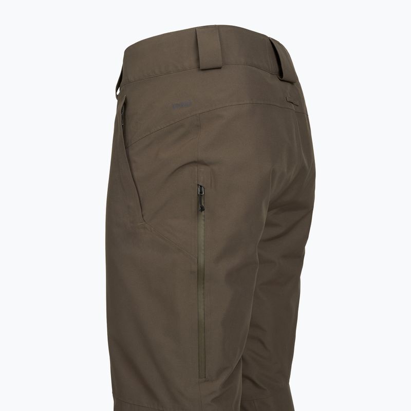 Men's ski trousers Patagonia Insulated Powder Town merlow brown 4