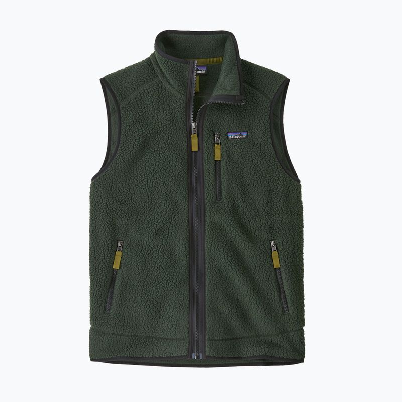 Men's gilet Patagonia Retro Pile Fleece old growth green
