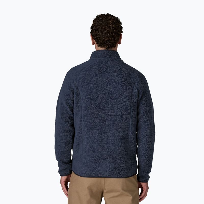 Men's trekking sweatshirt Patagonia Retro Pile new navy w/sunken blue 3