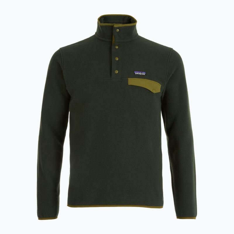 Men's trekking sweatshirt Patagonia LW Synch Snap-T P / O old growth green