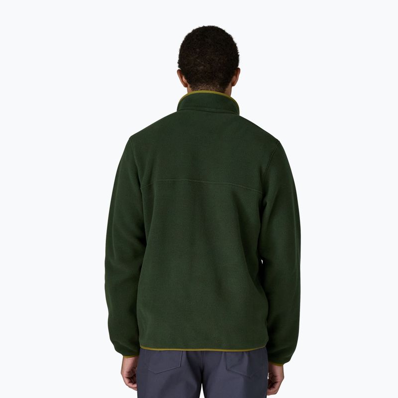 Men's trekking sweatshirt Patagonia LW Synch Snap-T P / O old growth green 2