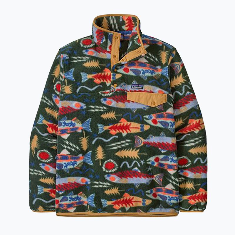 Patagonia men's trekking sweatshirt LW Synch Snap-T P / O old growth green 3