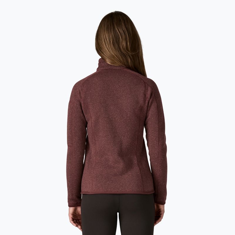 Women's trekking sweatshirt Patagonia Better Sweater Fleece dark ruby 2