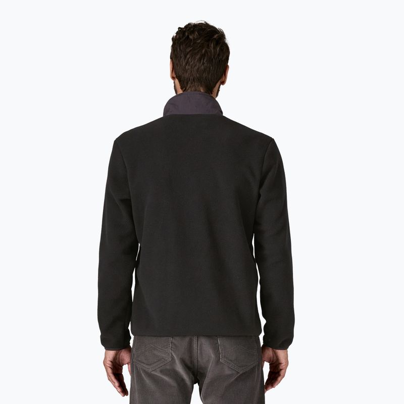 Men's fleece sweatshirt Patagonia Synch black solid 2