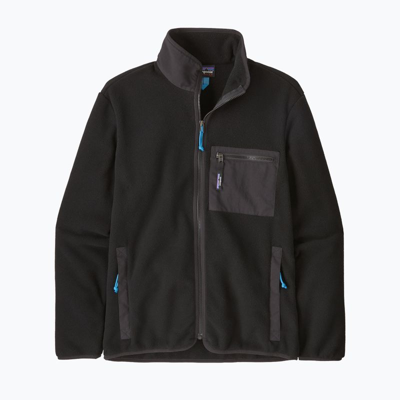 Men's fleece sweatshirt Patagonia Synch black solid