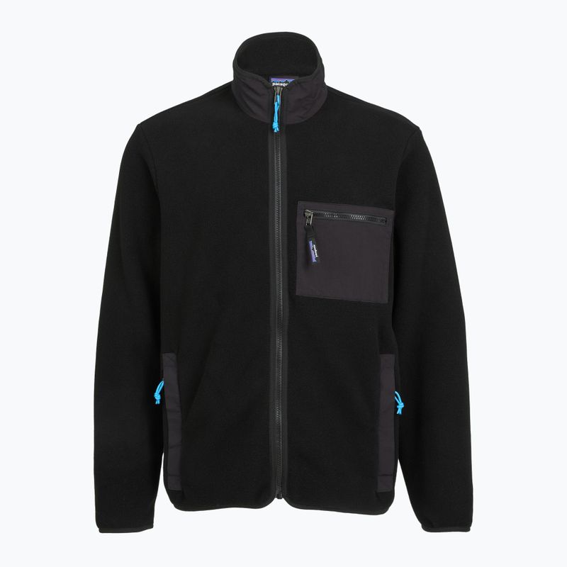 Men's fleece sweatshirt Patagonia Synch black solid 3