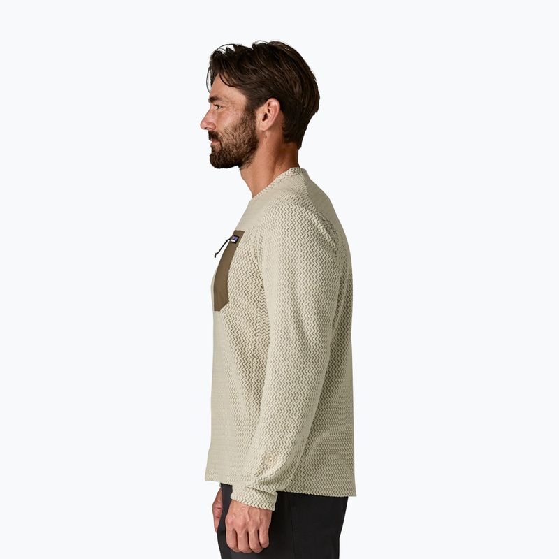 Men's sweatshirt Patagonia R1 Air Crew pelican 4