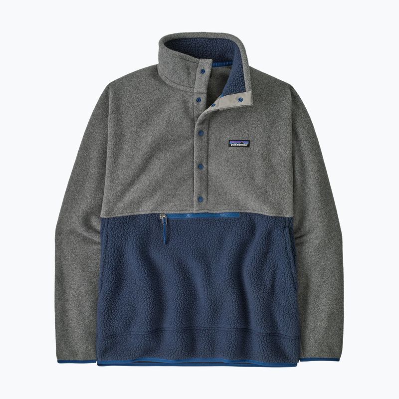 Men's trekking sweatshirt Patagonia Retro Pile 1 / 2 Snap P / O new navy w / nickel 5