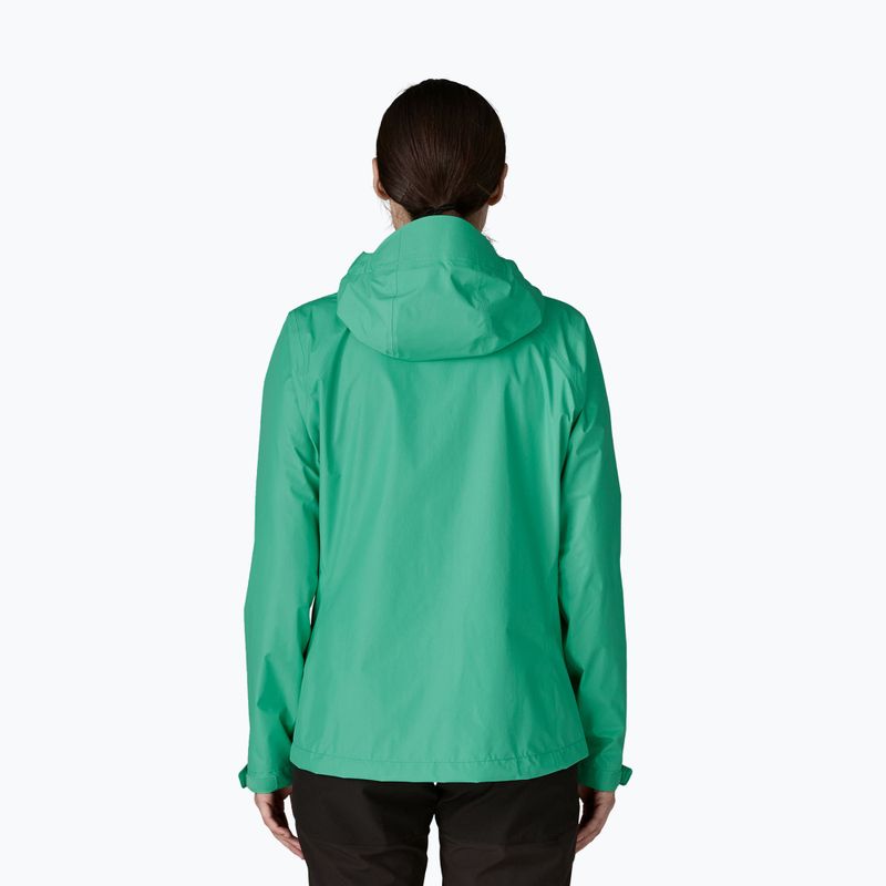 Women's rain jacket Patagonia Torrentshell 3L Rain aqua stone 3