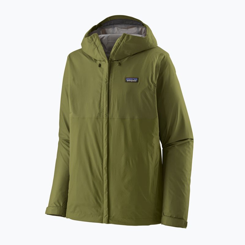 Men's waterproof jacket Patagonia Torrentshell 3L Rain caper green 7