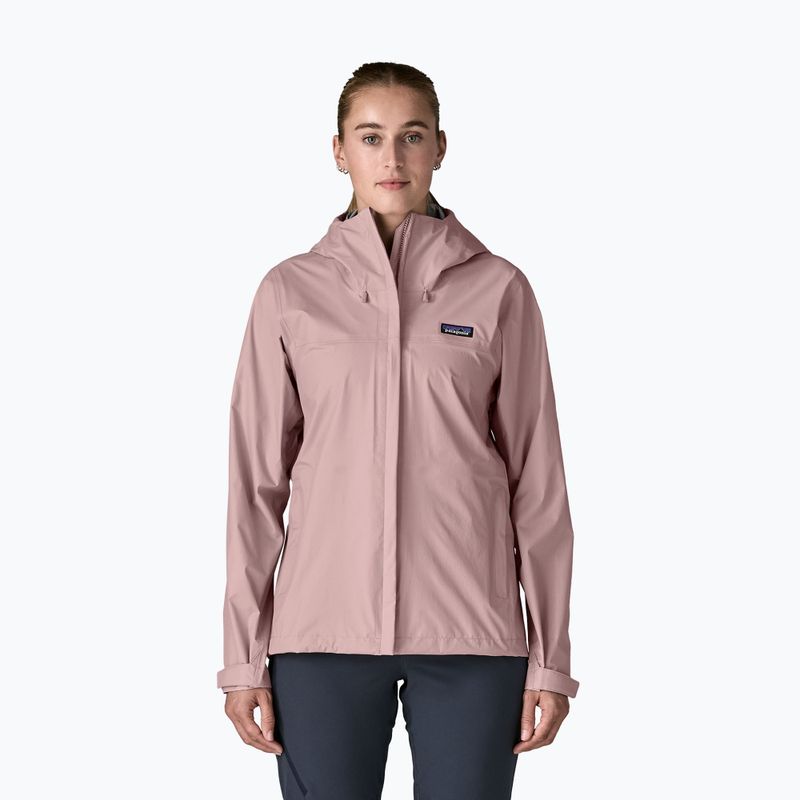 Women's rain jacket Patagonia Torrentshell 3L Rain quiet violet