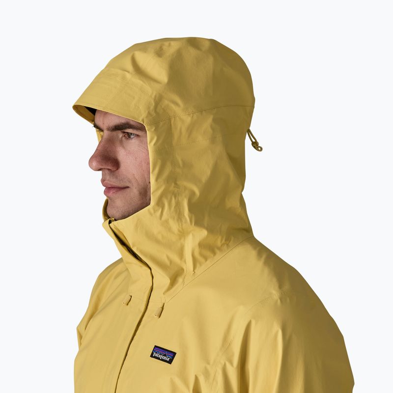 Men's waterproof jacket Patagonia Torrentshell 3L Rain limestone yellow 5