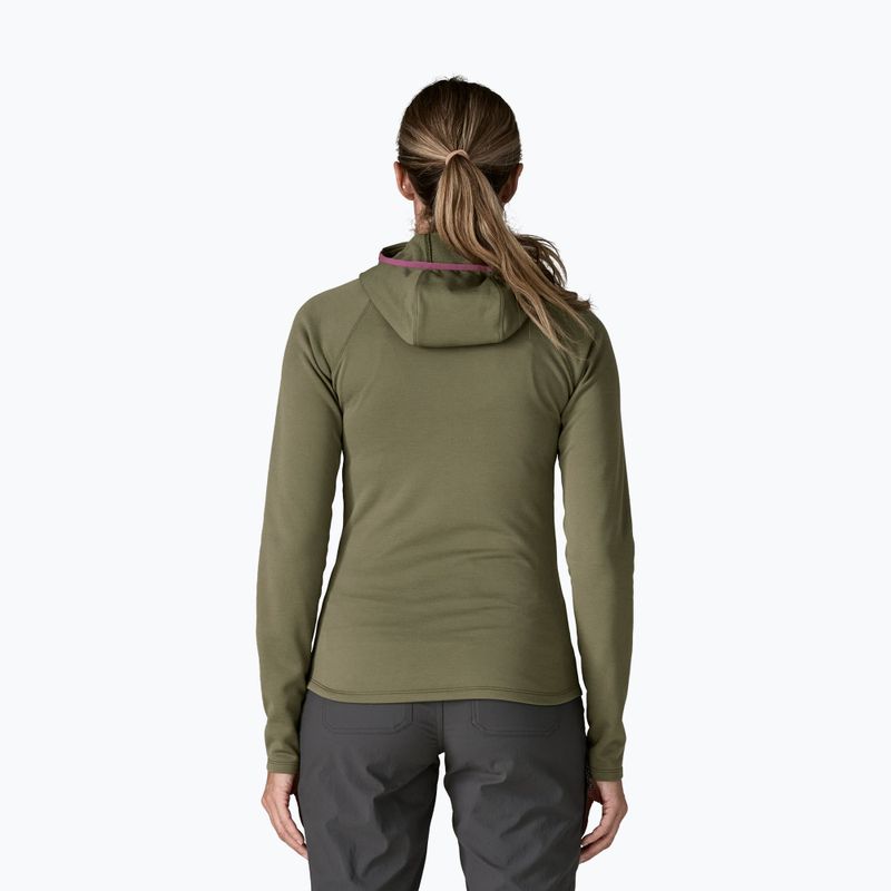 Women's sweatshirt Patagonia R1 Ultralight Hoody basin green 3