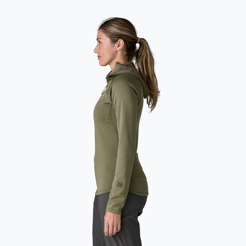 Women's sweatshirt Patagonia R1 Ultralight Hoody basin green 4