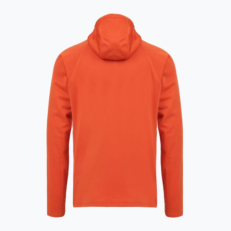 Men's sweatshirt Patagonia R1 Ultralight Hoody coal orange 11