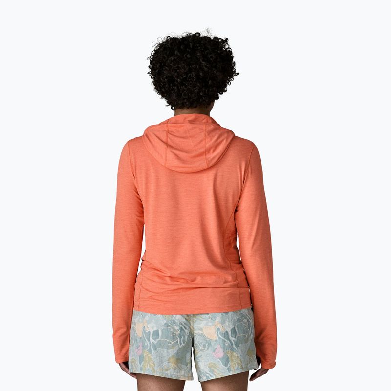 Women's sweatshirt Patagonia Capilene Cool Sun Hoody mellow melon/peach sherbet x-dye 3