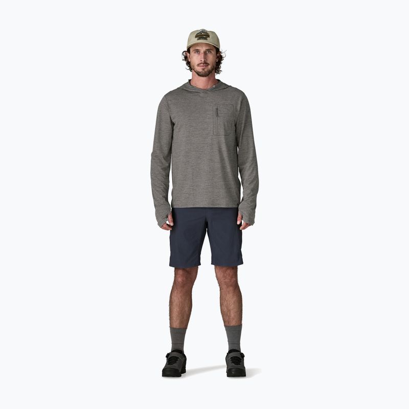 Men's sweatshirt Patagonia Capilene Cool Sun Hoody forge grey/noble grey x-dye 2