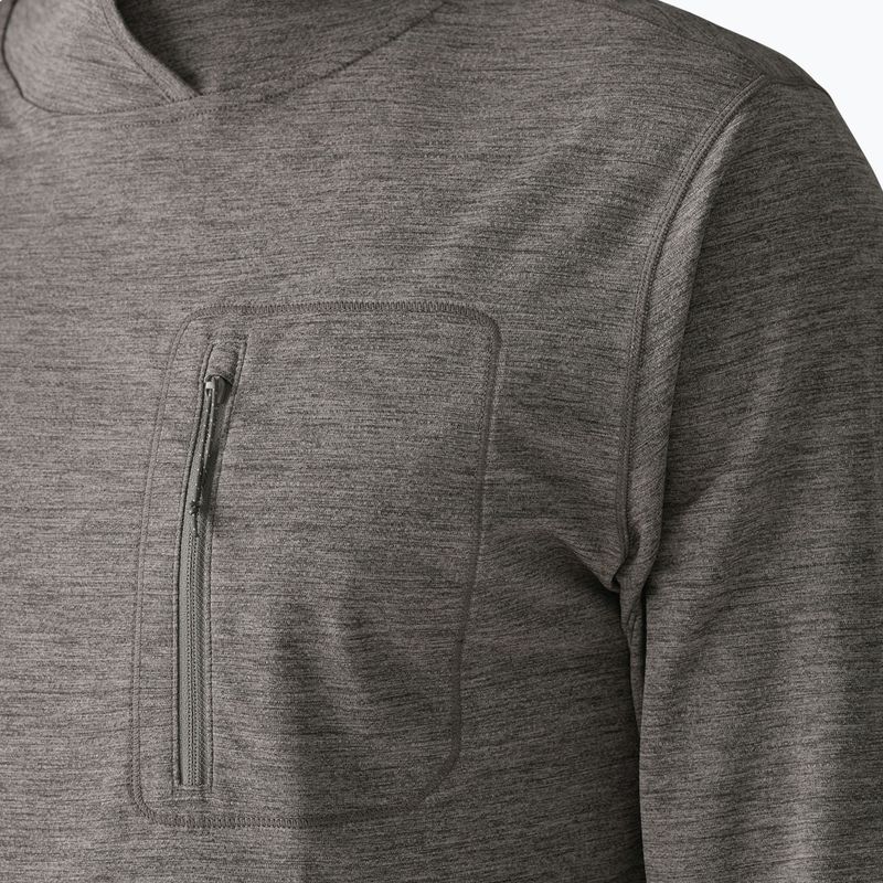 Men's sweatshirt Patagonia Capilene Cool Sun Hoody forge grey/noble grey x-dye 8