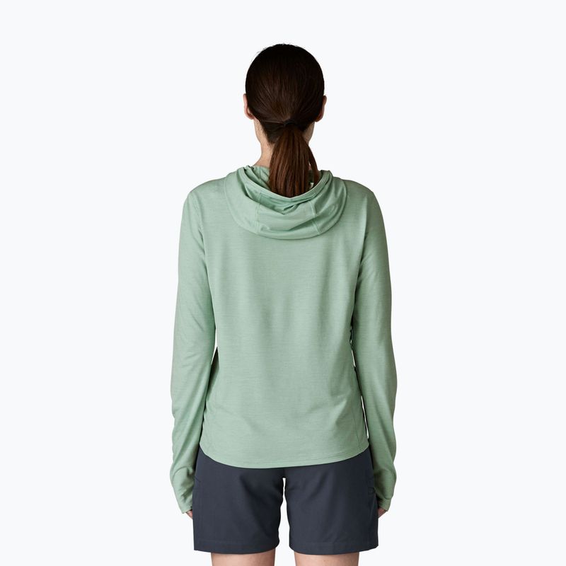 Women's sweatshirt Patagonia Capilene Cool Sun Hoody thermal blue/thin ice x-dye 3