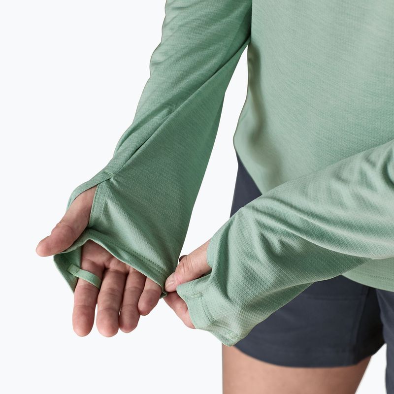 Women's sweatshirt Patagonia Capilene Cool Sun Hoody thermal blue/thin ice x-dye 8