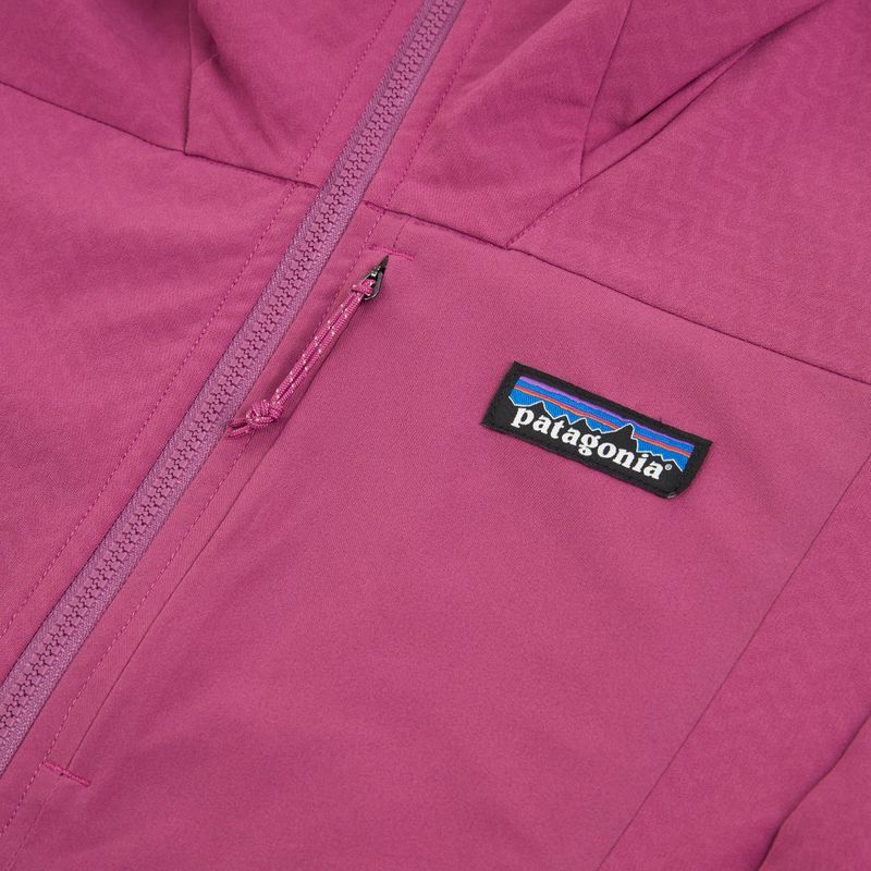 Women's softshell jacket Patagonia R1 CrossStrata Hoody faded magenta 3