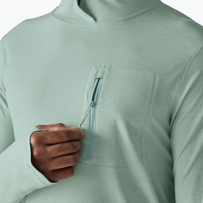 Men's sweatshirt Patagonia Capilene Cool Sun Hoody thermal blue/thin ice x-dye 7