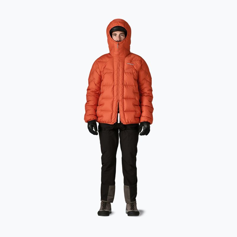 Men's down jacket Patagonia Durable Down Parka coal orange 2