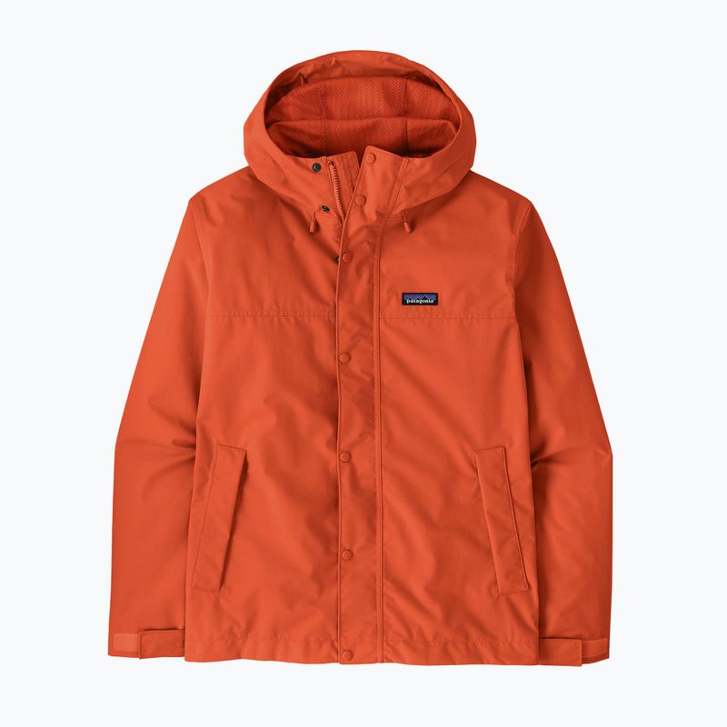 Men's rain jacket Patagonia Outdoor Everyday Rain coal orange 6