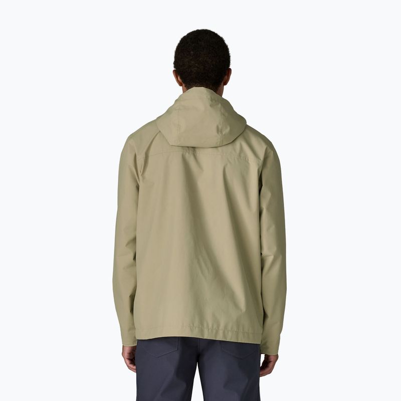 Men's rain jacket Patagonia Outdoor Everyday Rain weathered stone 3